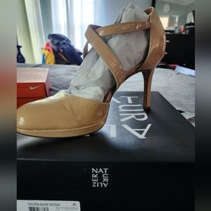 NIB Nude Patent Naturalizer Heels